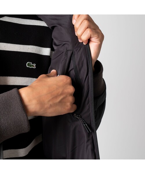 LACOSTE(ラコステ)の「CLOMAX中綿ジャケット(ダウンジャケット/コート・メンズ・ブラック/オレンジ/ベージュ・46/48/50/52)」の6枚目の写真
