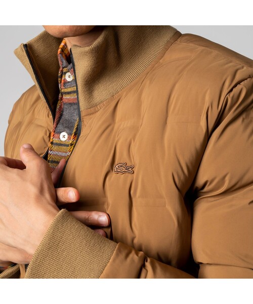 LACOSTE(ラコステ)の「CLOMAX中綿ジャケット(ダウンジャケット/コート・メンズ・ブラック/オレンジ/ベージュ・46/48/50/52)」の21枚目の写真