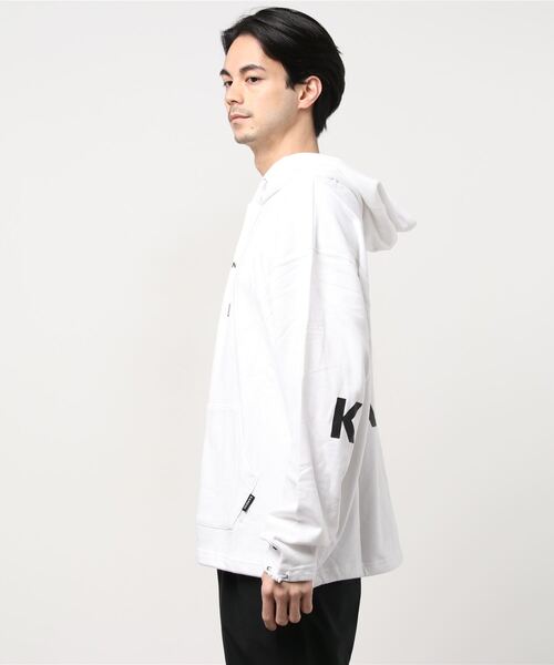 KANGOL（カンゴール）の「KANGOL カンゴール ビッグロゴプルパーカー（パーカー・メンズ・ブラック/イエロー/ホワイト・M/L/XL）」の21枚目の写真