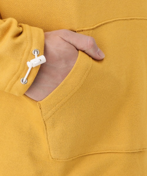 KANGOL（カンゴール）の「KANGOL カンゴール ビッグロゴプルパーカー（パーカー・メンズ・ブラック/イエロー/ホワイト・M/L/XL）」の13枚目の写真