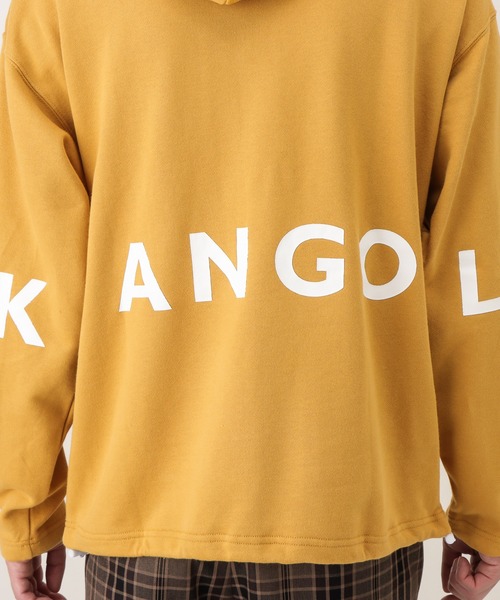 KANGOL（カンゴール）の「KANGOL カンゴール ビッグロゴプルパーカー（パーカー・メンズ・ブラック/イエロー/ホワイト・M/L/XL）」の19枚目の写真