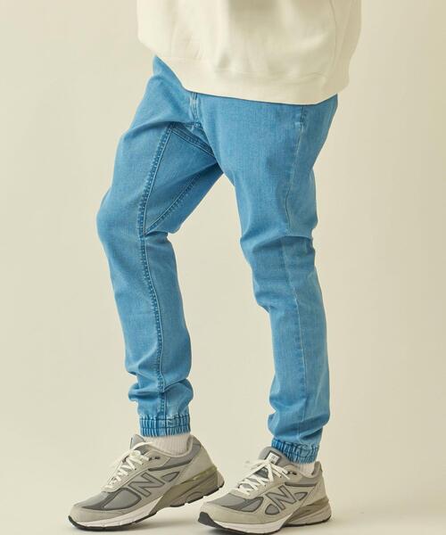 info. BEAUTY&YOUTH（インフォビューティアンドユース）の「【WEB限定】 ＜info. BEAUTY&YOUTH＞ ストレッチデニム クライミング ジョガーパンツ（デニムパンツ・メンズ・ダークグレー/ネイビー/ライトブルー・M/XL/L）」の13枚目の写真