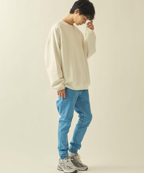 info. BEAUTY&YOUTH（インフォビューティアンドユース）の「【WEB限定】 ＜info. BEAUTY&YOUTH＞ ストレッチデニム クライミング ジョガーパンツ（デニムパンツ・メンズ・ダークグレー/ネイビー/ライトブルー・M/XL/L）」の12枚目の写真