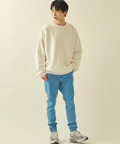 info. BEAUTY&YOUTH（インフォビューティアンドユース）の「【WEB限定】 ＜info. BEAUTY&YOUTH＞ ストレッチデニム クライミング ジョガーパンツ（デニムパンツ・メンズ・ダークグレー/ネイビー/ライトブルー・M/XL/L）」の11枚目の写真