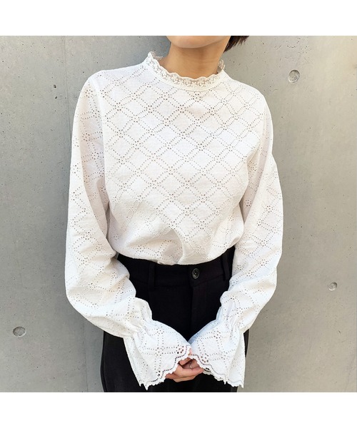 セール 襟レースブラウス シャツ ブラウス Frunco フランコ のファッション通販 Zozotown