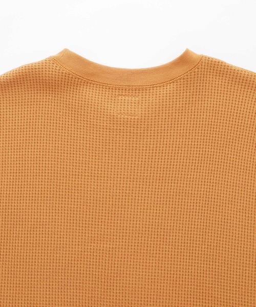 Lee（リー）の「Lee/リー THERMAL SLEEVELESS TEE ロゴ刺繍サーマルスリーブレスTシャツ（レディース）（Tシャツ/カットソー・レディース・グリーン系その他/ホワイト/ブラック/ブラウン・FREE）」の8枚目の写真