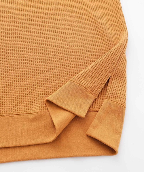 Lee（リー）の「Lee/リー THERMAL SLEEVELESS TEE ロゴ刺繍サーマルスリーブレスTシャツ（レディース）（Tシャツ/カットソー・レディース・グリーン系その他/ホワイト/ブラック/ブラウン・FREE）」の10枚目の写真