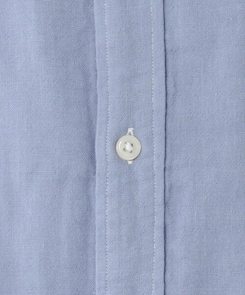 coen(コーエン)の「ダブルガーゼバンドカラーシャツ(シャツ/ブラウス・メンズ・ホワイト/ライトブルー・LARGE/MEDIUM/SMALL/X-LARGE)」の3枚目の写真