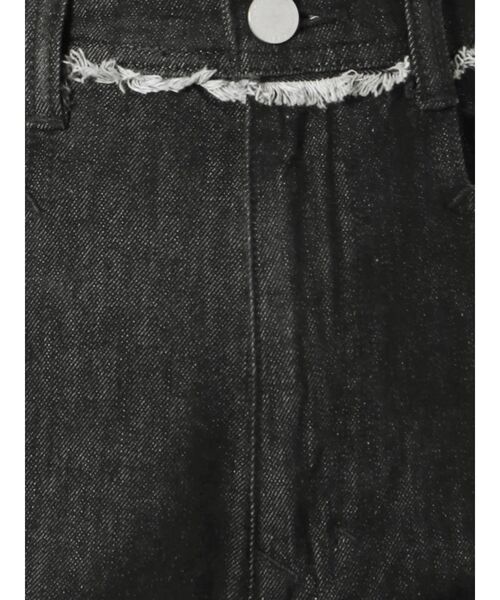 EMODA（エモダ）の「ベルトフリンジハイウエストワイドジーンズ（デニムパンツ・レディース・ブラック/ベージュ/ブルー・SMALL/MEDIUM）」の15枚目の写真