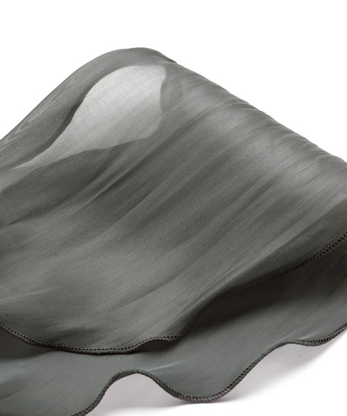 ANEMONE(アネモネ)の「シックカラーのサテン調リボンシュシュ(シュシュ・レディース・モカ/グレー/カーキ/ワイン・FREE)」の11枚目の写真