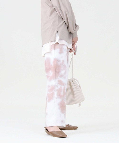 CAMP7（キャンプセブン）の「【CAMP7】タイダイ柄ワイドパンツ（その他パンツ・レディース・グレー/グリーン/ベージュ・L/M）」の15枚目の写真