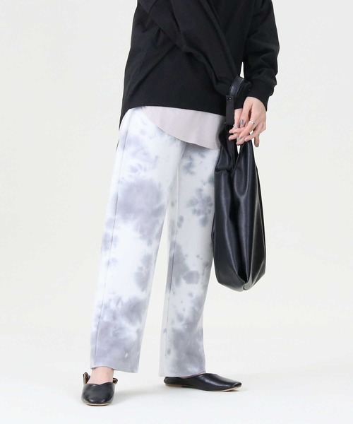 CAMP7（キャンプセブン）の「【CAMP7】タイダイ柄ワイドパンツ（その他パンツ・レディース・グレー/グリーン/ベージュ・L/M）」の7枚目の写真