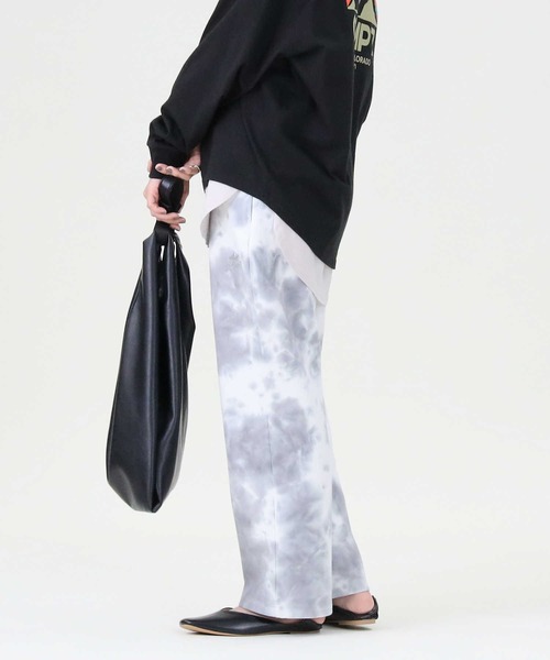 CAMP7（キャンプセブン）の「【CAMP7】タイダイ柄ワイドパンツ（その他パンツ・レディース・グレー/グリーン/ベージュ・L/M）」の8枚目の写真