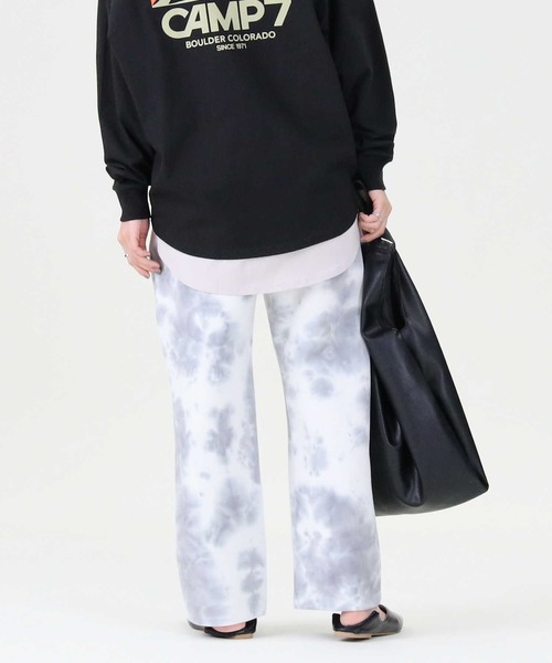 CAMP7（キャンプセブン）の「【CAMP7】タイダイ柄ワイドパンツ（その他パンツ・レディース・グレー/グリーン/ベージュ・L/M）」の9枚目の写真