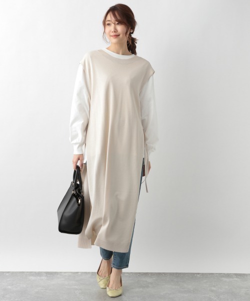 GLOBAL WORK(グローバルワーク)の「オーガニックソデフワT長袖/930734(Tシャツ/カットソー・レディース・その他/グレー系その他/ブラック/ダークブラウン/アイボリー/ホワイト・LARGE/MEDIUM)」の22枚目の写真