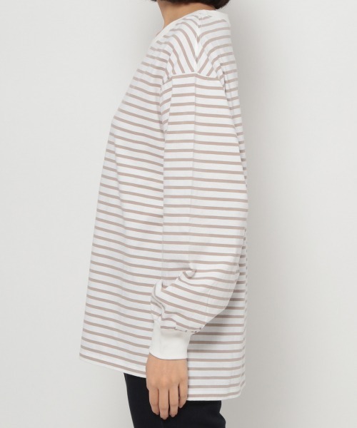 GLOBAL WORK(グローバルワーク)の「オーガニックソデフワT長袖/930734(Tシャツ/カットソー・レディース・その他/グレー系その他/ブラック/ダークブラウン/アイボリー/ホワイト・LARGE/MEDIUM)」の8枚目の写真