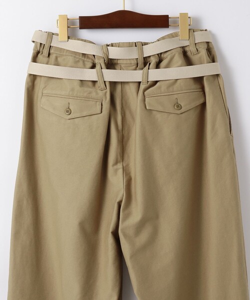 J.PRESS YORK STREET（ジェイプレスヨークストリート）の「【UNISEX】ワンダーシェイプ チノラップ パンツ（その他パンツ・メンズ・黄土色系/ネイビー系・SMALL/LARGE）」の5枚目の写真
