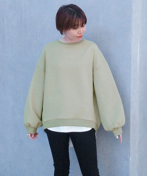 179/WG（イチナナキュウダブルジー）の「レイヤード風オーバーサイズチュニック（その他トップス・レディース・その他1/その他2/その他3・FREE）」の2枚目の写真