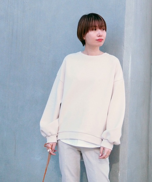 179/WG（イチナナキュウダブルジー）の「レイヤード風オーバーサイズチュニック（その他トップス・レディース・その他1/その他2/その他3・FREE）」の19枚目の写真