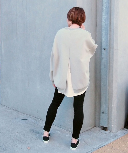 179/WG（イチナナキュウダブルジー）の「レイヤード風オーバーサイズチュニック（その他トップス・レディース・その他1/その他2/その他3・FREE）」の17枚目の写真