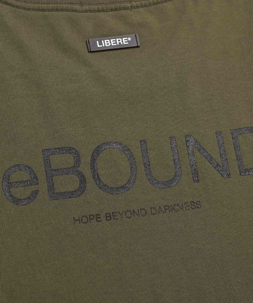 LIBERE(リベーレ)の「LIBERE リベーレ / 21 SLOGAN TEE スローガンプリントビッグシルエットTシャツ / 211201 / 211202 / 211203(Tシャツ/カットソー・メンズ・ブラック/オリーブ/ホワイト・LARGE/SMALL/MEDIUM)」の7枚目の写真