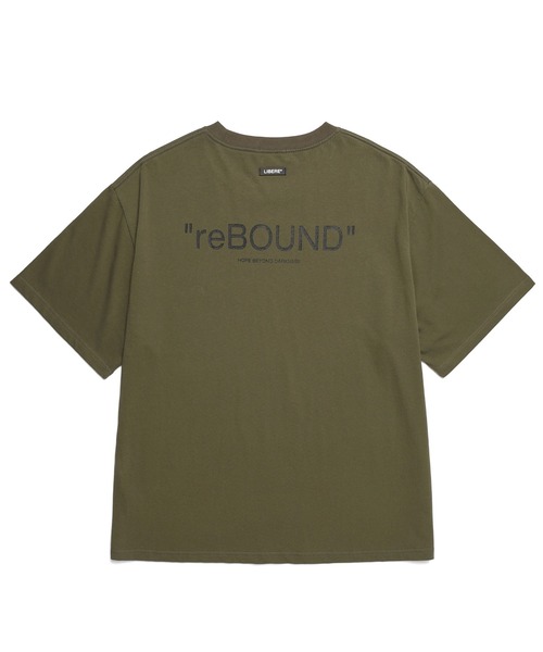 LIBERE(リベーレ)の「LIBERE リベーレ / 21 SLOGAN TEE スローガンプリントビッグシルエットTシャツ / 211201 / 211202 / 211203(Tシャツ/カットソー・メンズ・ブラック/オリーブ/ホワイト・LARGE/SMALL/MEDIUM)」の6枚目の写真