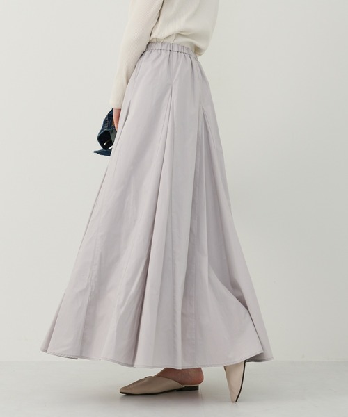 M nort（エムノート）の「【わたなべ麻衣プロデュース】コットン100％！フレアスカート（スカート・レディース・ライトグレー・FREE）」の9枚目の写真