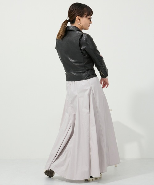 M nort（エムノート）の「【わたなべ麻衣プロデュース】コットン100％！フレアスカート（スカート・レディース・ライトグレー・FREE）」の7枚目の写真