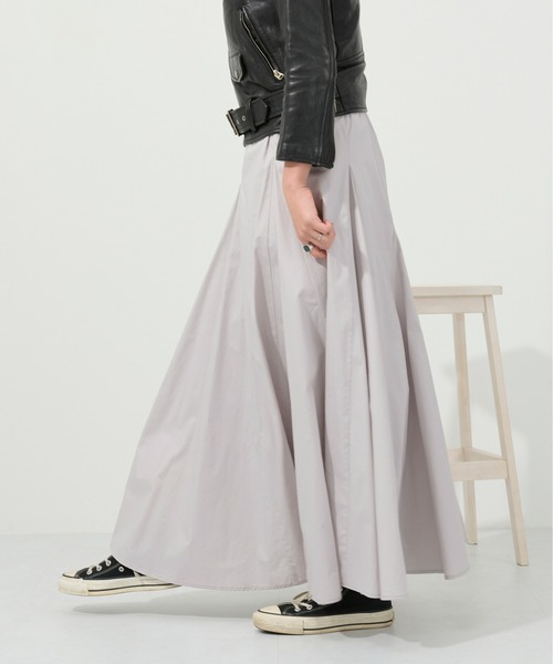 M nort（エムノート）の「【わたなべ麻衣プロデュース】コットン100％！フレアスカート（スカート・レディース・ライトグレー・FREE）」の3枚目の写真