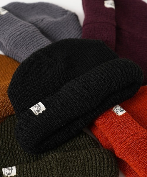 Mighty Shine（マイティシャイン）の「mko9613-Roll Watch Cap キャップ（ニットキャップ/ビーニー・メンズ・オレンジ/ブラック/オリーブ/ワイン/キャメル/チャコールグレー・FREE）」の16枚目の写真