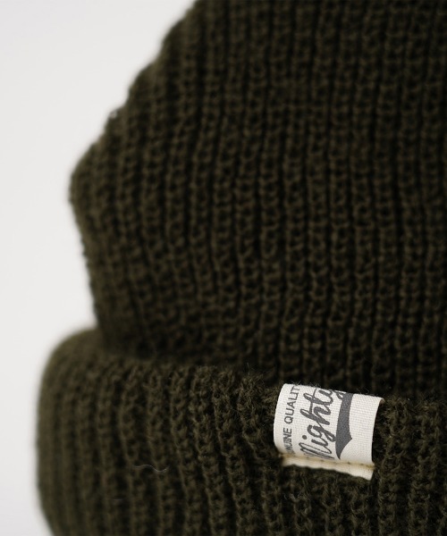 Mighty Shine（マイティシャイン）の「mko9613-Roll Watch Cap キャップ（ニットキャップ/ビーニー・メンズ・オレンジ/ブラック/オリーブ/ワイン/キャメル/チャコールグレー・FREE）」の9枚目の写真
