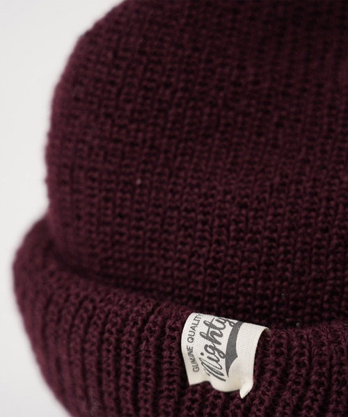 Mighty Shine（マイティシャイン）の「mko9613-Roll Watch Cap キャップ（ニットキャップ/ビーニー・メンズ・オレンジ/ブラック/オリーブ/ワイン/キャメル/チャコールグレー・FREE）」の10枚目の写真