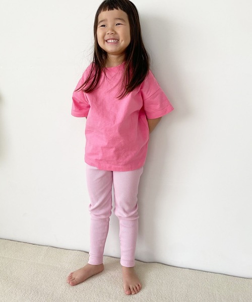 LOWRYS FARM（ローリーズファーム）の「ＵＳＡチュニックＴＳＳ　936181（Tシャツ/カットソー・キッズ・グリーン/チャコールグレー/アイボリー/オレンジ/ブルー/イエロー/パープル/ピンク/ブラック/カーキ/イエロー系その他/ブラウン/オレンジ系その他/ダークブラウン/ライム・110cm/130cm/140cm/120cm/150cm）」の13枚目の写真