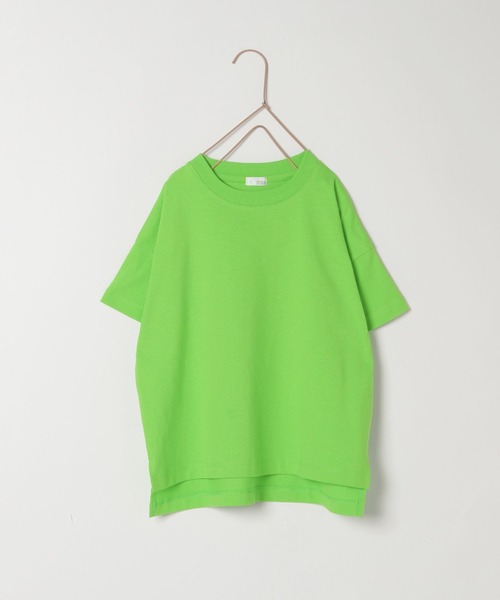 LOWRYS FARM（ローリーズファーム）の「ＵＳＡチュニックＴＳＳ　936181（Tシャツ/カットソー・キッズ・グリーン/チャコールグレー/アイボリー/オレンジ/ブルー/イエロー/パープル/ピンク/ブラック/カーキ/イエロー系その他/ブラウン/オレンジ系その他/ダークブラウン/ライム・110cm/130cm/140cm/120cm/150cm）」の7枚目の写真