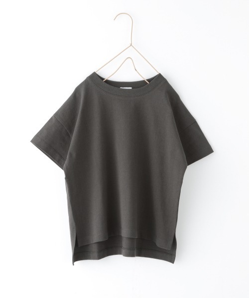 LOWRYS FARM（ローリーズファーム）の「ＵＳＡチュニックＴＳＳ　936181（Tシャツ/カットソー・キッズ・グリーン/チャコールグレー/アイボリー/オレンジ/ブルー/イエロー/パープル/ピンク/ブラック/カーキ/イエロー系その他/ブラウン/オレンジ系その他/ダークブラウン/ライム・110cm/130cm/140cm/120cm/150cm）」の4枚目の写真