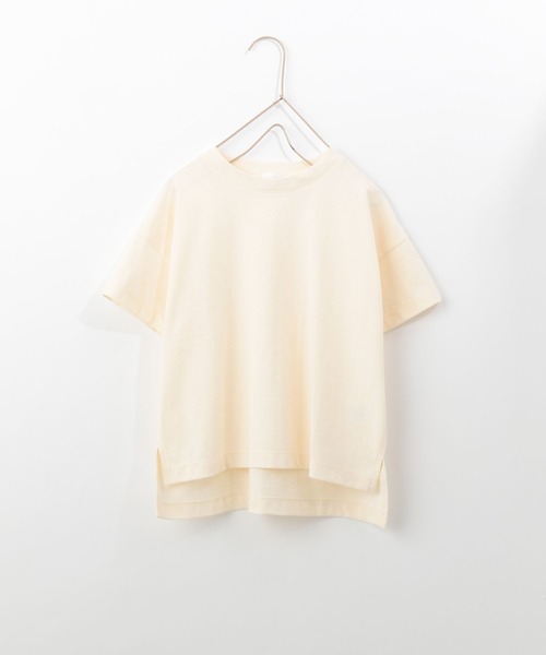 LOWRYS FARM（ローリーズファーム）の「ＵＳＡチュニックＴＳＳ　936181（Tシャツ/カットソー・キッズ・グリーン/チャコールグレー/アイボリー/オレンジ/ブルー/イエロー/パープル/ピンク/ブラック/カーキ/イエロー系その他/ブラウン/オレンジ系その他/ダークブラウン/ライム・110cm/130cm/140cm/120cm/150cm）」の2枚目の写真