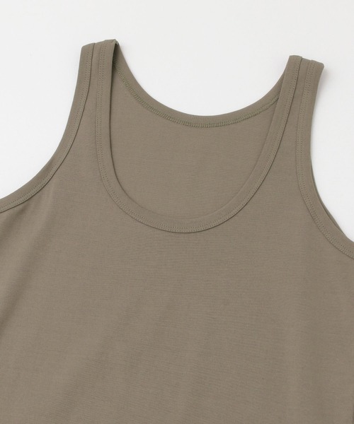 KBF(ケイビーエフ)の「2WAYタンクトップ(タンクトップ・レディース・カーキ/ベージュ/ライトグレー・ONE)」の4枚目の写真