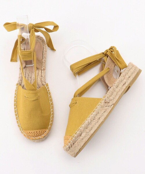 FREAK'S STORE(フリークスストア)の「ROVERETO/ロベレート エスパレースアップ(サンダル・レディース・ブラック/オフホワイト/イエロー・MEDIUM/LARGE)」の15枚目の写真