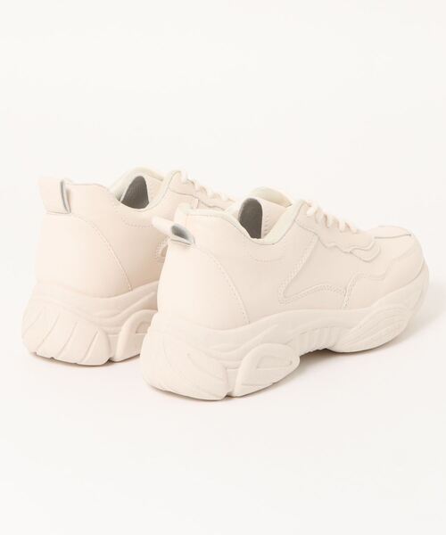 STYLEBLOCK（スタイルブロック）の「軽量ダッドスニーカー（スニーカー・レディース・ベージュ/ホワイト・38/37/39/40/36/35）」の5枚目の写真