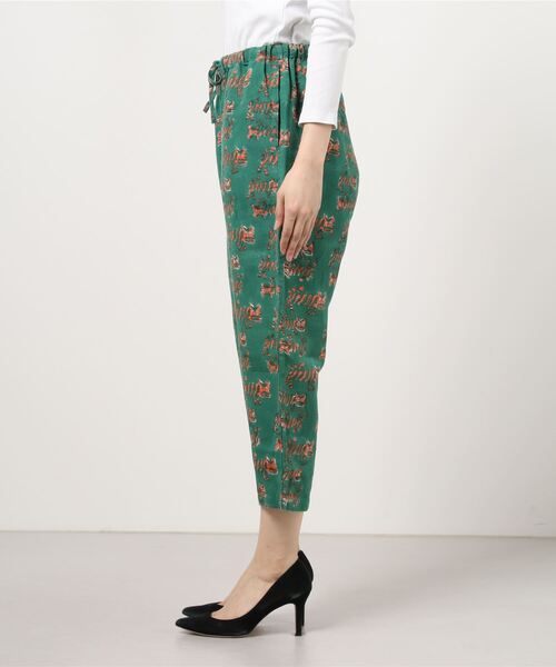 TIGRE BROCANTE（ティグルブロカンテ）の「TIGRE BROCANTE/ティグルブロカンテ　ティグルブロックプリントタゴサクパンツ（その他パンツ・レディース・グリーン・SMALL）」の3枚目の写真