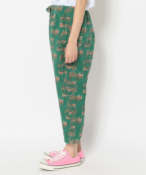 TIGRE BROCANTE（ティグルブロカンテ）の「TIGRE BROCANTE/ティグルブロカンテ　ティグルブロックプリントタゴサクパンツ（その他パンツ・レディース・グリーン・SMALL）」の4枚目の写真