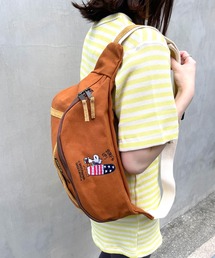 SNOOPY Canvas×Suede Waist Bag(SURF´S UP!)