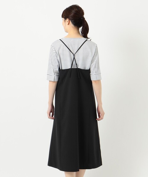 Tシャツワンピセット/エアリーギャザーキャミワンピースセット 2枚セット/一部カラーWEB・店舗限定》エアリーギャザーキャミ