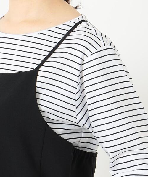 J.PRESS(ジェイプレス)の「【洗える】キャミワンピース+カットソー ツインセット(セットアップ・レディース・ブラック系/ブラウン系/ネイビー系・T13/T15)」の15枚目の写真