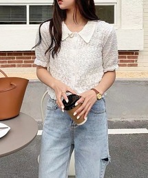 シャーリングコンパクトシャツ