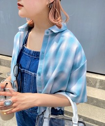 WHO'S WHO gallery | ダメージ半袖ショートシャツ(シャツ/ブラウス)