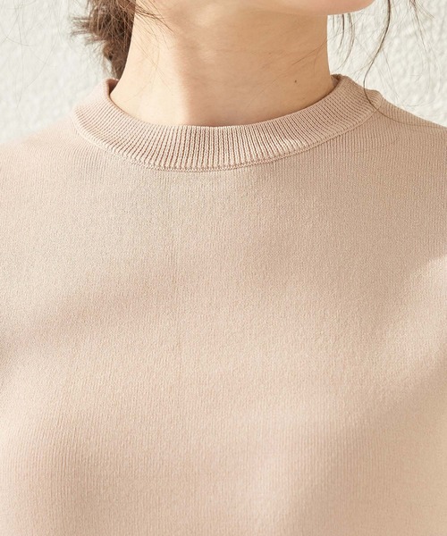 ROPE' PICNIC(ロペピクニック)の「【接触冷感・UVカット】ゼロスリーブニットプルオーバー(ニット/セーター・レディース・ブルー系その他4/オレンジ系その他/クリーム/ブラック/オフホワイト/ベージュ/ピンク・38)」の15枚目の写真