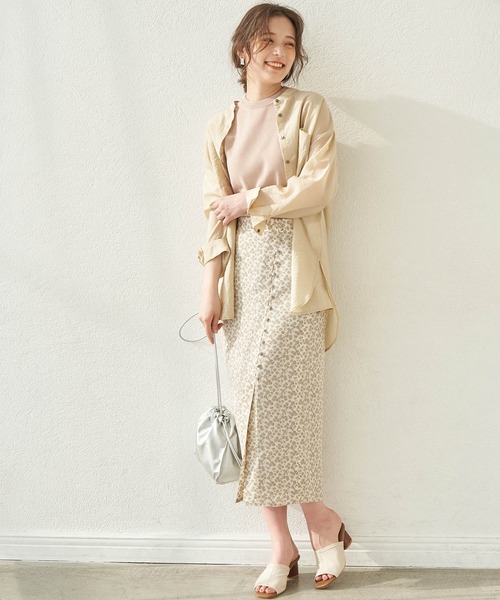 ROPE' PICNIC(ロペピクニック)の「【接触冷感・UVカット】ゼロスリーブニットプルオーバー(ニット/セーター・レディース・ブルー系その他4/オレンジ系その他/クリーム/ブラック/オフホワイト/ベージュ/ピンク・38)」の13枚目の写真