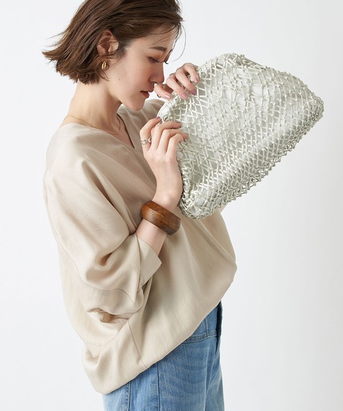 RIVE DROITE（リヴドロワ）の「【神山まりあさん着用アイテム】ソリッドウッドバングル（バングル/リストバンド・レディース・ブラウン・FREE）」の4枚目の写真