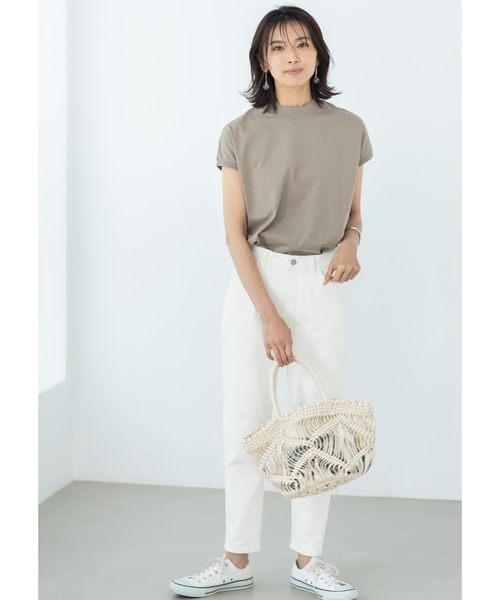 THE SHOP TK (ザ ショップ ティーケー )の「◆【EDWIN別注】スリムデニムパンツ(デニムパンツ・レディース・ネイビー/ホワイト系/ブルー・11/12/13)」の1枚目の写真